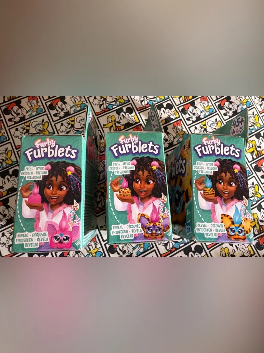 Furby Furblets Set of Three - FLO-FLO, CHEE-CHEE & TY-BEE New Unopened